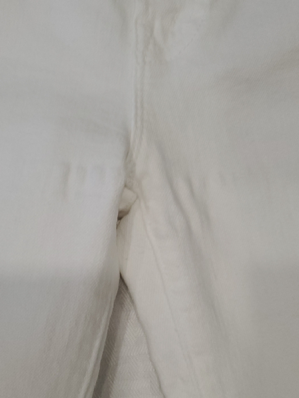MOTHER White Raw Hem Cropped Jeans - Picture 4 of 15